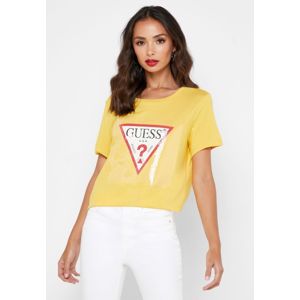 Guess dámské žluté tričko - XS (G299)